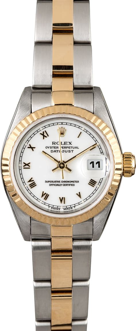 rolex lady datejust ref-69173 two tone watch|rolex serial number 69173.